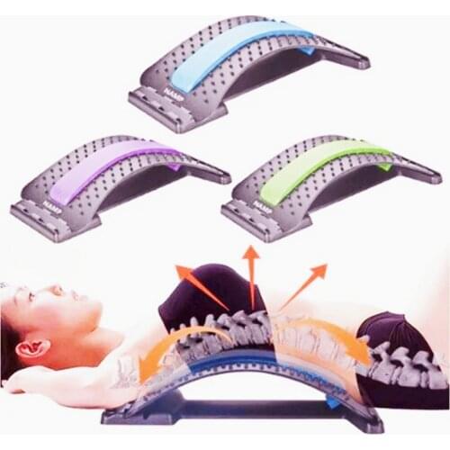 Back Massager Stretcher Equipment Massage Tools Massageador Magic Stretch Fitness Lumbar Support Relaxation Spine Pain Relief