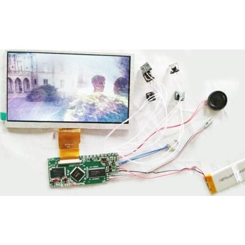 7 Inch LCD Brochure Video Card Module For Business Wedding Invitations Luxury Top Quality Customized Size LEXINGDZ