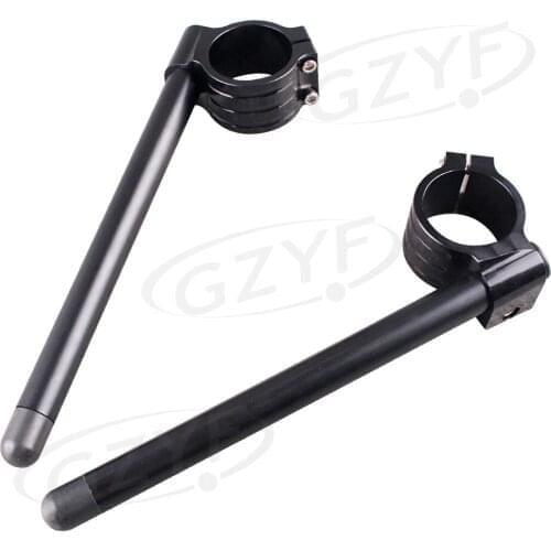 50mm Motorcycle Clip On Ons Handlebars for Yamaha Kawasaki Suzuki Honda Aprilia RS 250/ RSV Mille R /RSV 1000 R Factory