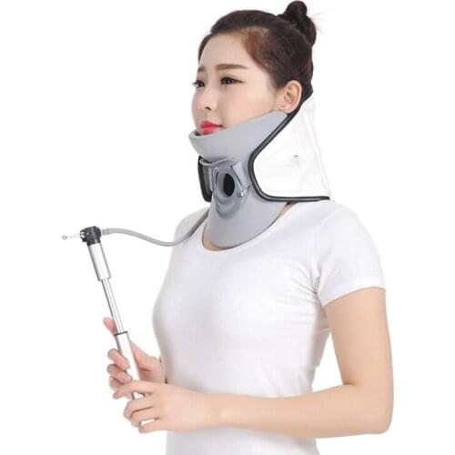 Inflatable protective gear Cervical spine and lumbar spine stretch traction fixation Inflatable neck protector waist protector