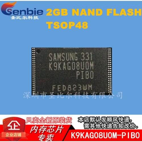 New10piece K9KAG08U0M-PIB0 K9KAG08UOM-PIBO 2GB FLASH TSOP48 Memory IC