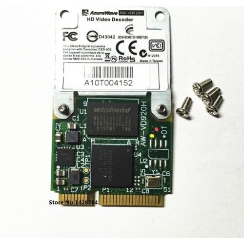 New HD card Decoder 1080p AW-VD920H for Broadcom Crystal HD Decoder BCM70015 BCM970015 HD Crystal Hardware Decoder