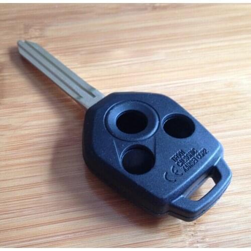 New Style! 3 buttons Remote Key Shell Case For 2013 Su-baru Forester XV With 69# Uncut Blade Fob Key Cover