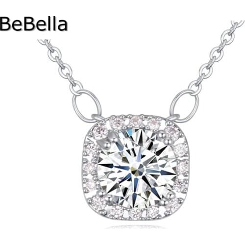 BeBella Micro Pave Setting Exquisite Pendant Necklace With High Quality Cubic Zirconia Stone For Girls Christmas Gift