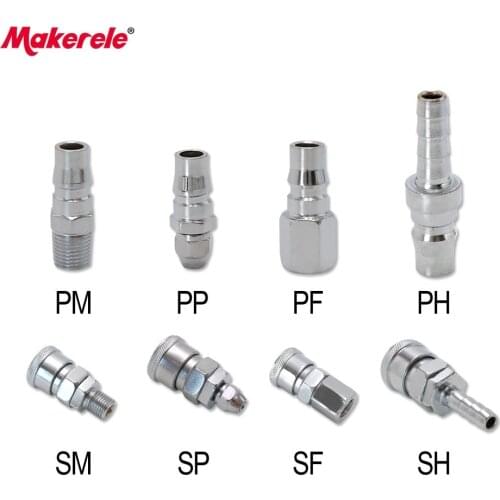 Pneumatic Fitting SP20 PP20 SM20 PM20 SH20 PH20 SF20 PF20 Pneumatic Connection C type Quick Connector High Pressure Coupling