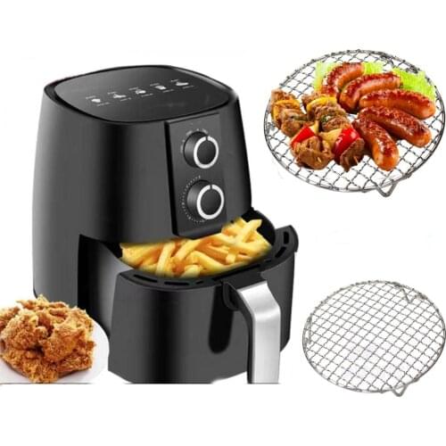 Air fryer pan bbq grill rack with feet grill korean barbecue grill for outdoor rack round kamado bbq Eco-Friendly grill grate