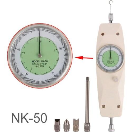 NK-50 Analog Force Gauge Dial Force Gauge Dynamometer Force Gauge Tester Meter