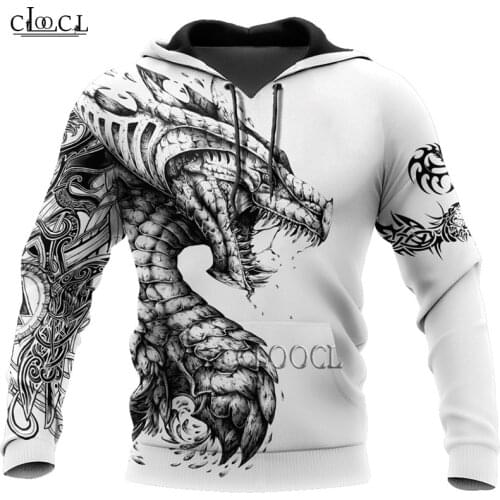 HX Tattoo and Dungeon Dragon 3D Print Unisex Hoodie Men Sweatshirt Streetwear Zip Pullover Casual Jacket Tracksuit Drop Shipping