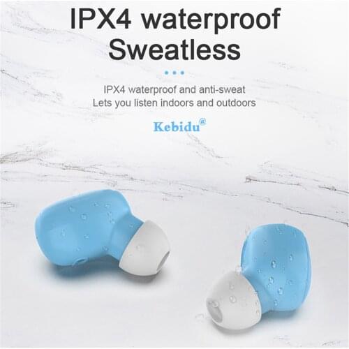 Kebidu TWS Mini Earphone bluetooth wireless headphones for huawei smart fone xiaomi bass headset Stereo sport Earbuds with mic