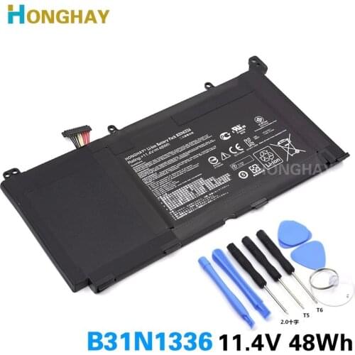 Honghay B31N1336 Laptop battery for ASUS VivoBook C31-S551 S551L S551LB S551LA R553L R553LN R553LF K551L K551LN V551L V551LA new