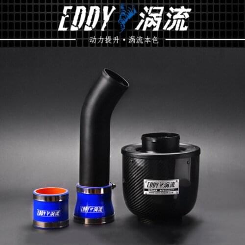 EDDY Intake System Air Intake Pipe+Carbon Fiber Air Filter for Volkswagen POLO 1.4 1.5 1.6 1.4T 2014 2015 2016 2018 Engine Parts