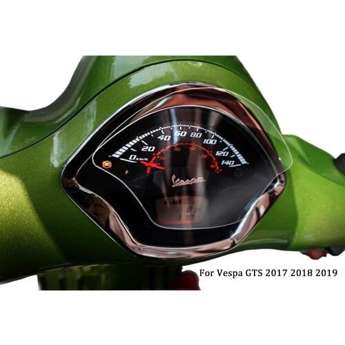 For Vespa GTS 2017 2018 2019 Motorcycle Speedometer Cluster Scratch Protection Film Speedometer Instrument Dashboard Shield