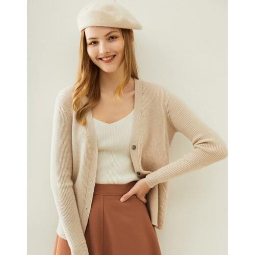 Adishree 2020 Cardigans for woman summer sweaters knitted jumper High Quality Female knitwear V-neck cool comfortable