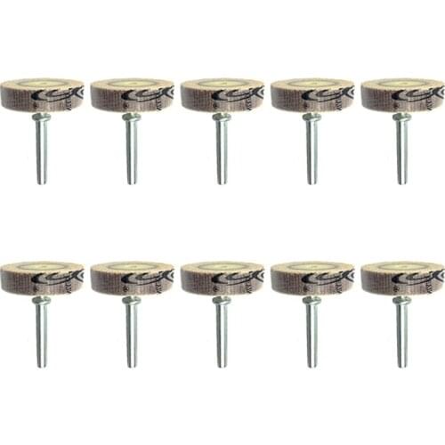 1PCS KEYING Dremel Accessory Flap Wheel 6Shank 40mm*10mm 80#100#120#240#320#Abrasive Tools Sandpaper Rust Removal Polishing Tool