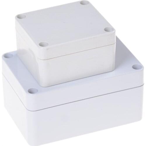 1Pc Waterproof Plastic Enclosure Box Electronic Project Instrument Case Outdoor Junction Box Housing DIY