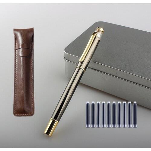 1PC High Quality Luxury Ink Nib Fountain Pen Gift Business Writing Signing Calligraphy Pens Office Stationery Supplies 839A