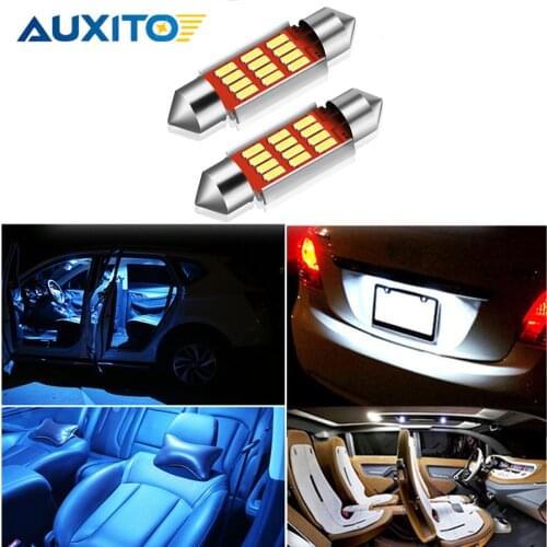 2pcs No Error Canbus Bulb LED Festoon 36mm C5W Number Plate License Light For Audi A4 A6 TT A8 Q3 Q5 Q7 A5 S4 A2 A3 B5 B6 C5 C6
