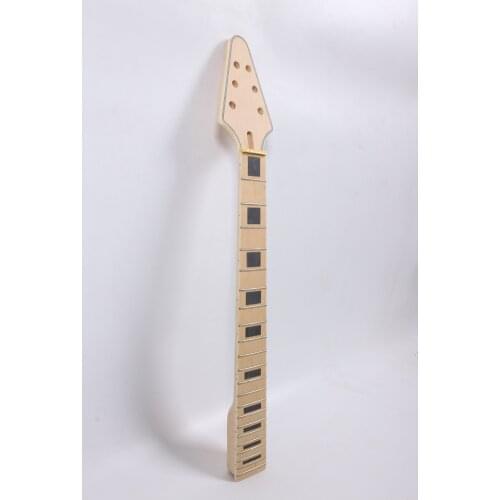 24.75 inch 1 pcs Electric Guitar Neck Solid wood maple wood FretBoard 22 Fret also have 25.5 inch
