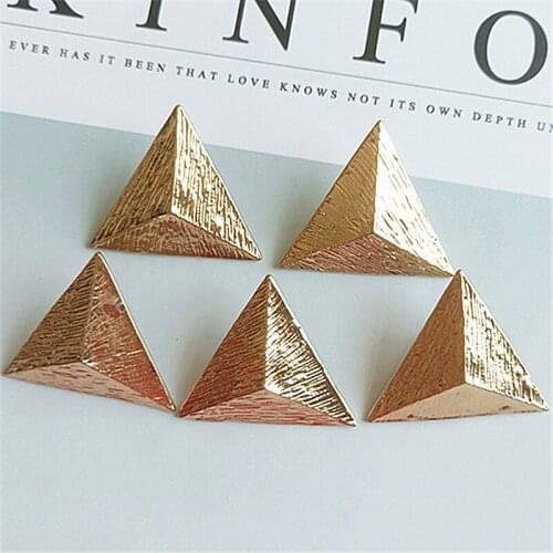 5pc/lot 3D metal Patches for clothing DIY sew on geometric parches Beaded applique parches bordados para clothing badge