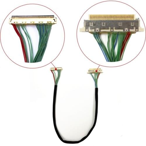 88441 LVDS LCD Panel cable support DN2800MT D2700MT motherboard for 40 pin ipex connector 6 bit lcd screen