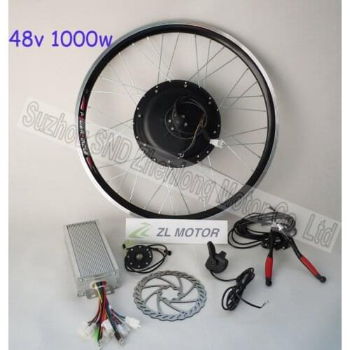 BIG SALE best quality 48v 1000w electric bike conversion kit /DC hub motor speed make to order/with led display ignition G-S025