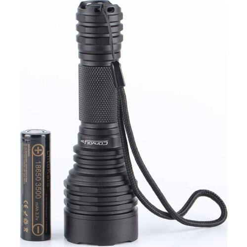 Black Convoy C8+ CREE XPL HI with 1pcs 18650 battery