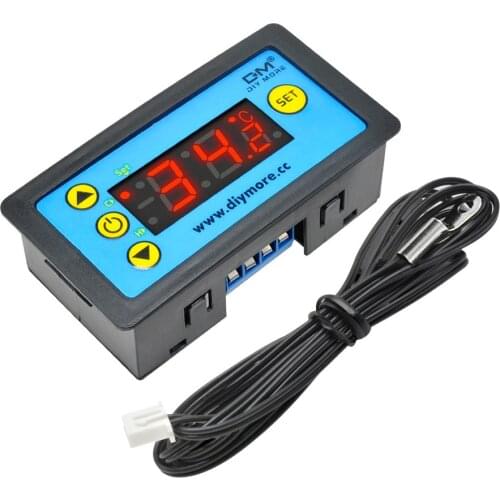 W3231 12/24/220V Single Digital Thermostat Regulator for Refrigerator Heat Cool Temperature Controller Switch Freezer NTC Sensor