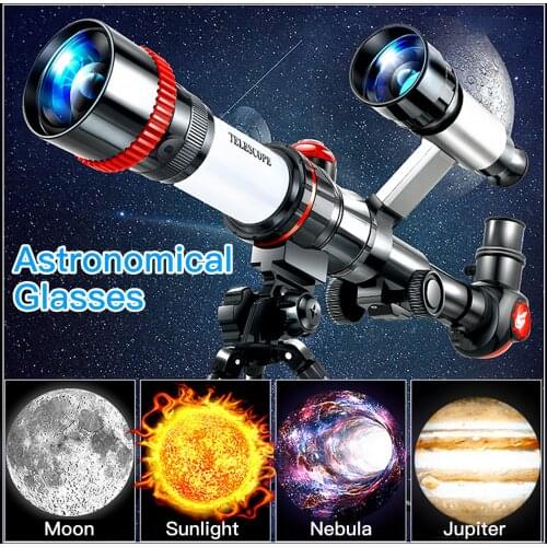 2021 Childrens Science Experiment Simulates Stargazing With Astronomical Telescope Monocular Telescope Биноколь Мощный