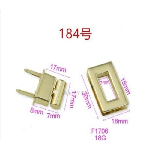 DIY handmade bag hardware wrist bag hang buckle shoulder strap buckle metal fittings arch bridge lock buckle