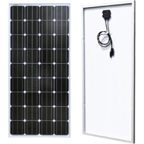 Hot 100w glass Solar Panel System for Beginner 12V Solar Charger