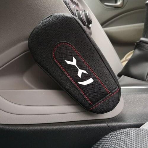 Pu Leather Knee Pad handrail pad Interior Car Accessories For Jaguar Xj
