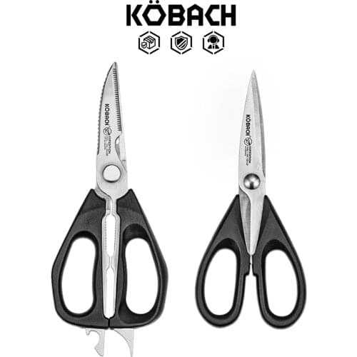 KBH Kitchen Scissors Multifunctional 420 Stainless Steel Scissors Vegetable Scissors Household Kitchen Scissors