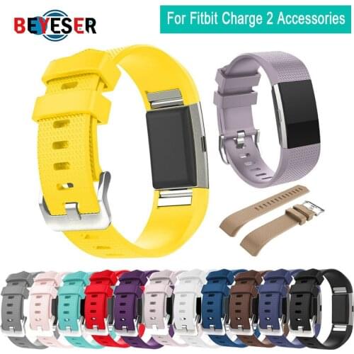 Best price Wristband Wrist Strap Smart Watch Band Strap Soft Watchband Replacement Smartwatch Band For Fitbit Charge 2 Wristband