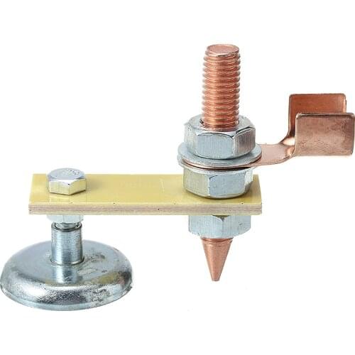 1pc Magnetic Welding Support Ground Clamp Welding Magnetic Head Safety Wire Holder With Copper Tail Welding Equipment