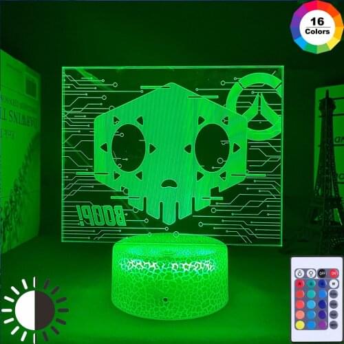 Overwatch OW Game Figure Sombra Olivia Colomar Lamp Led RGB Night Lights Birthday Gifts Friends Gaming Room Table Colorful Decor