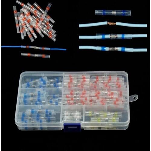 Solder Seal quick Wire Connectors Heat Shrink Butt electrical waterproof car Kit Sleeve Connect Insulated tube para terminal