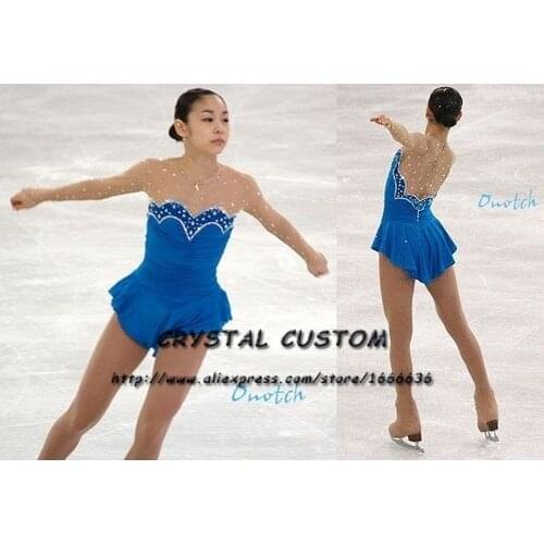 Adult Custom Figure Skating Dress Graceful New Brand Women Ice Skating Dresses For Competition DR3883