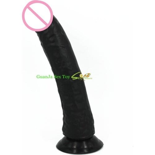 8.2 inch long big cock black /flesh / pink / purple / pink / brown Sex Toys Dongs,sex dildo,realistic penis,sex toy for woman
