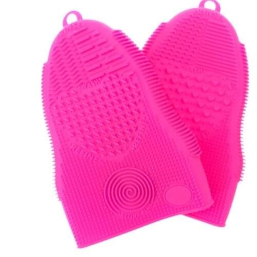 Silicone Cosmetics Cleanser Makeup Brush Cleaner Glove Cleaning Tool pad Reshaping makeup brush cleaner board new 200pcs
