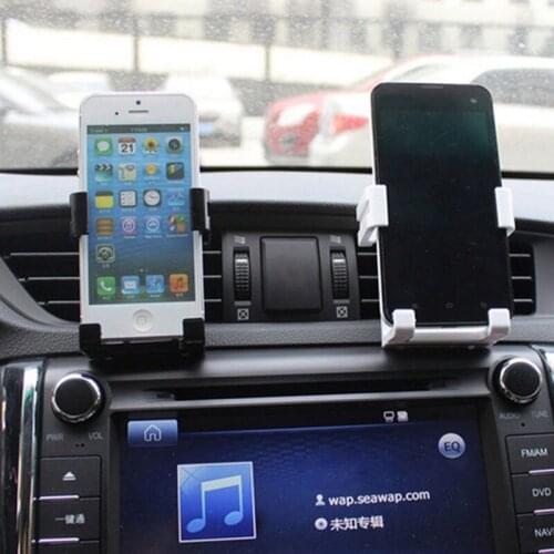 Universal 360 Degree Rotating Car Air Vent Mount Cradle Holder Stand for GPS Mobile Cell Phone Stand Black