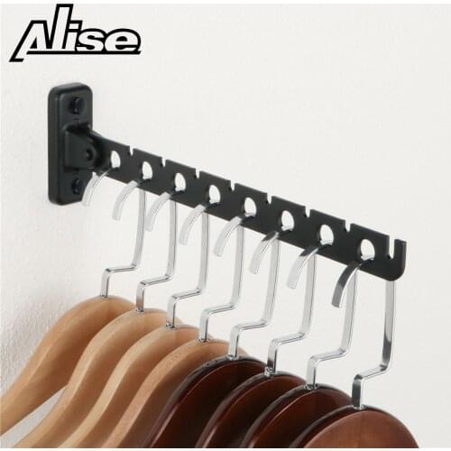 8Hole Clothes rack Clothes Hangers 304 Stainless Steel Wall Mounted Hanger Stainless Steel Indoor Space Saving Clothes Hangers