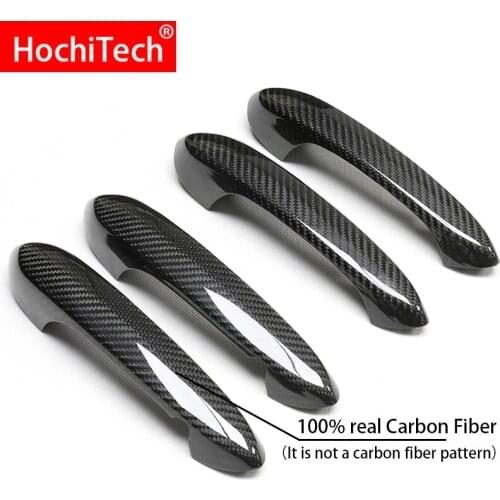 High Quality for Car Accessories Carbon Fiber Auto Door Handle Knob Exterior Trim Covers