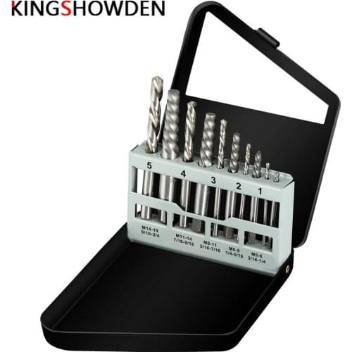 10 Pcs/Set Hss Damaged Screw Extractor Drill Bit Set With Box Broken Speed Out Easy Out Bolt hand Tools Accessories