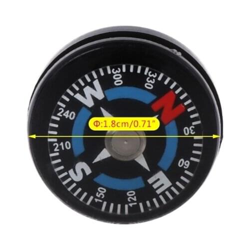 5pcs 18mm Portable Mini Compasses Camping Travel Hiking Guider Survival Compass A0KA