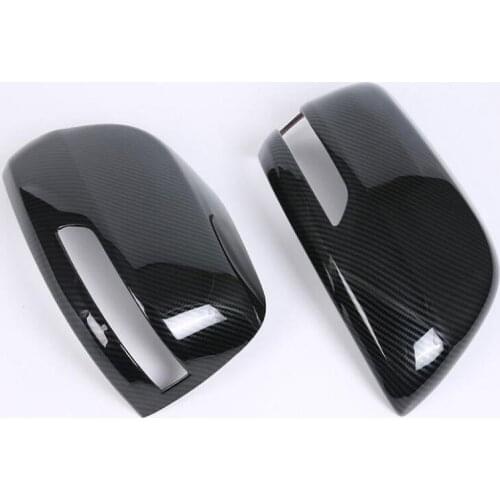 Free Shipping ABS Chrome Car Side Door Rearview Mirror Protect Frame Cover Trim For Toyota Prado 2018 Car Styling Accessories