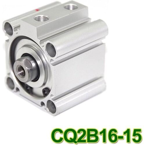 CQ2B16-15 SMC Type CQ2B CQ2A series 16mm bore 15mm stroke Double Action single rod thin Pneumatic Compact Cylinder high quality