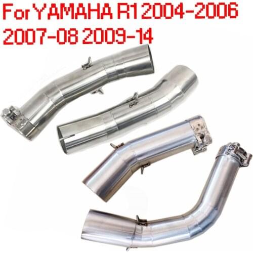 For YAMAHA R1 YZF-R1 2004 2005 2006 2009 2010 2011 2012 2013 2014 Motorcycle Exhaust Pipe Muffler Front Link Mid Pipe AK222