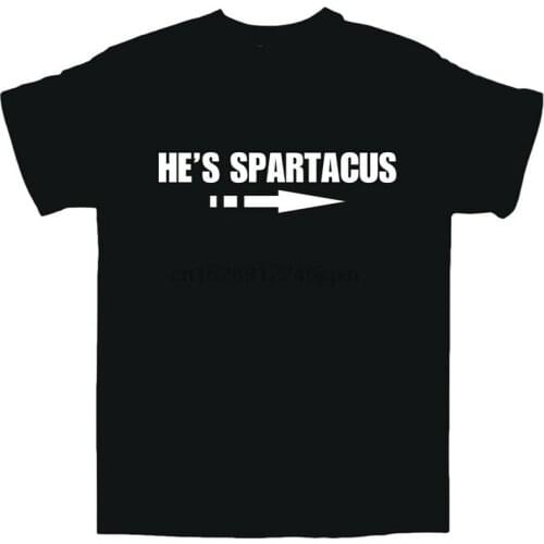 HeS Spartacus T-Shirt Kirk Douglas Movies Birthday Christmas Small Loose Size Top Tee Shirt