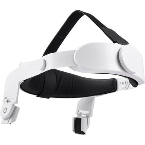 VR Headset Headwear Headband Head Strap for Oculus Quest 2 Lightweight VR Headset Headwear Headband Abs Plastic and Sponge PadVR