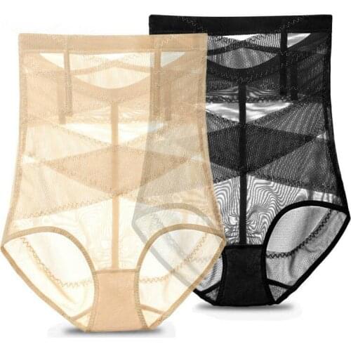 Tummy Shaper High Waist Shapewear Control Slimming Underwear Steel Bone Body Shapers Women Black Body Shaper New Shapewear D329